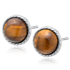 Cercei argint cu piatra Brown DiAmanti Z2031ER_TY-DIA (Argint 925‰ 2,4 g.)